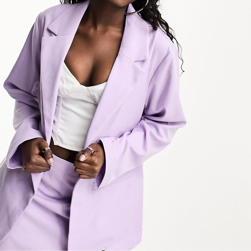 Purple blazer